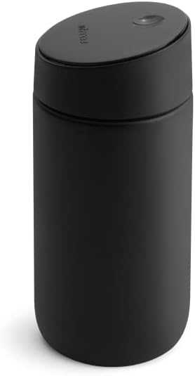 Fellow 12 oz Carter Slide Travel Coffee Mug with Slide-Lock lid  Matte Black