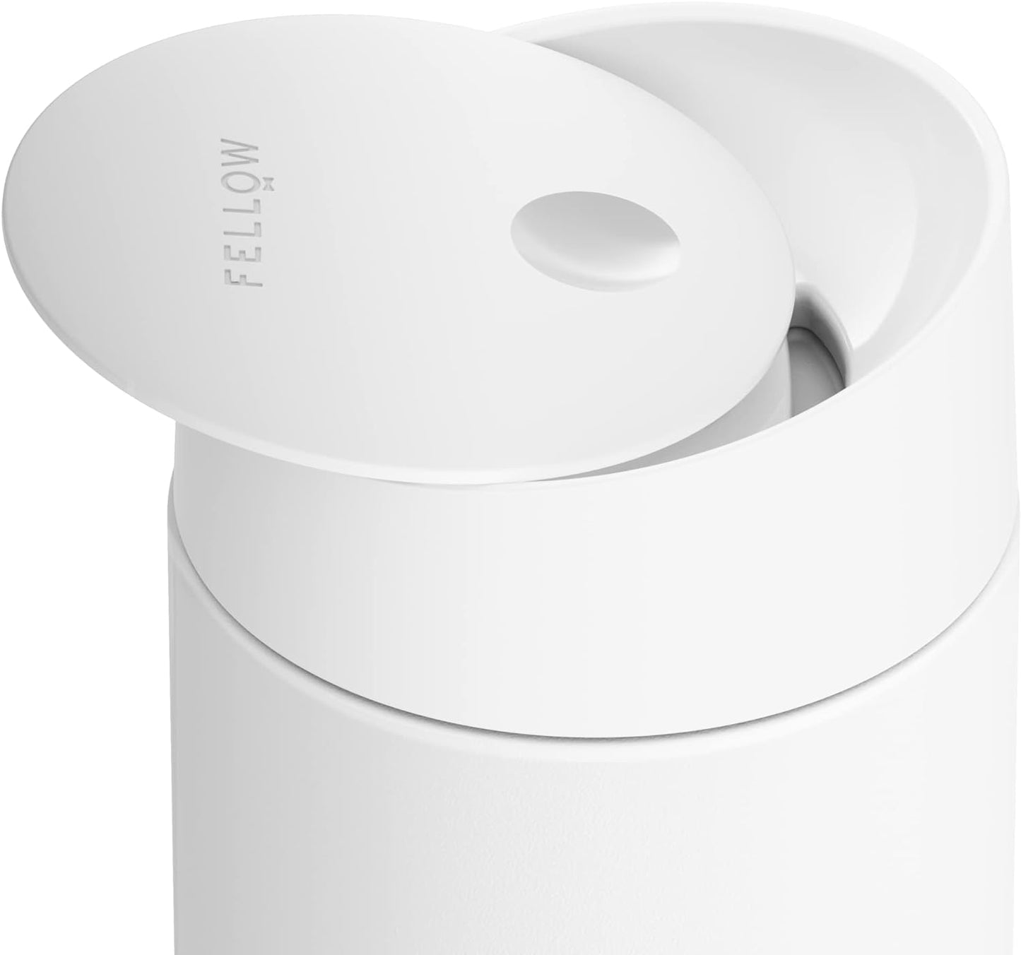 Fellow 12 oz Carter Slide Travel Coffee Mug with Slide-Lock lid Matte White