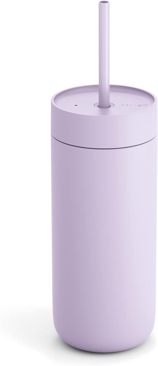 Fellow 16 oz Carter Cold Travel Iced Coffee Mug - Stainless Steel Vacuum  Peri Twinkle Lavender