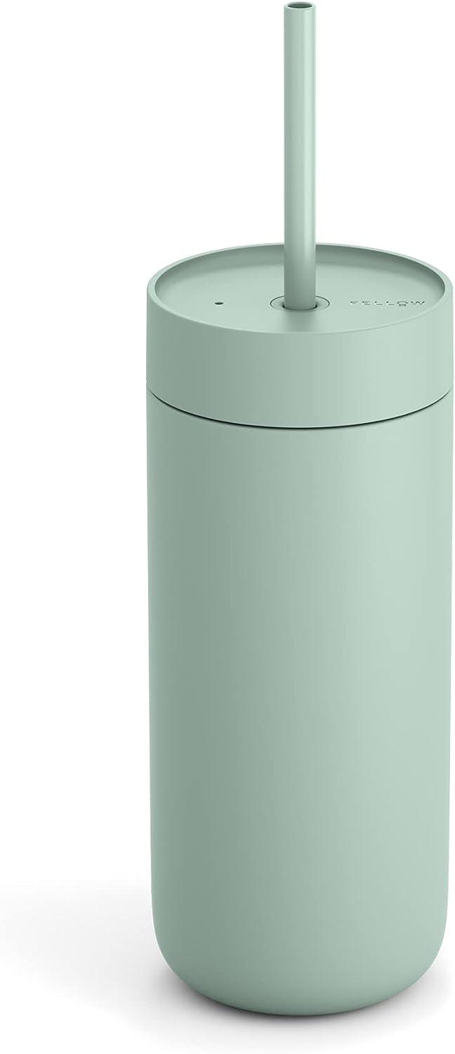 Fellow 16 oz Carter Cold Travel Iced Coffee Mug - Stainless Steel Vacuum  Mint Chip Green