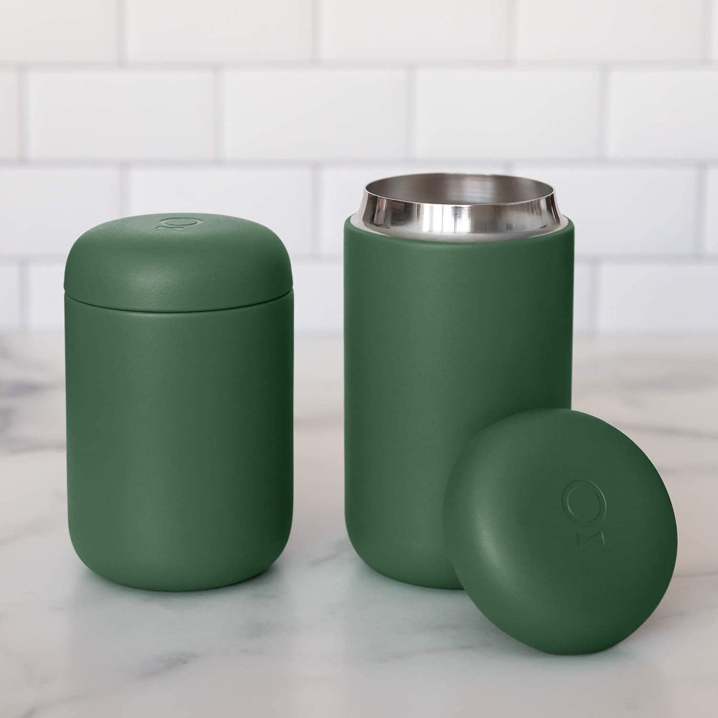 Fellow 16 oz Carter Wide Travel Mug -Cargo Green