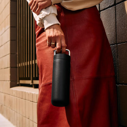 Fellow 20 oz Carter Carry - Travel Vacuum Insulated Stainless Steel Tumbler - Keeps Hea Matte Blackt for 12