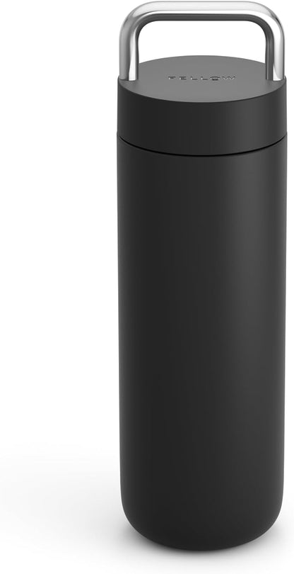 Fellow 20 oz Carter Carry - Travel Vacuum Insulated Stainless Steel Tumbler - Keeps Hea Matte Blackt for 12