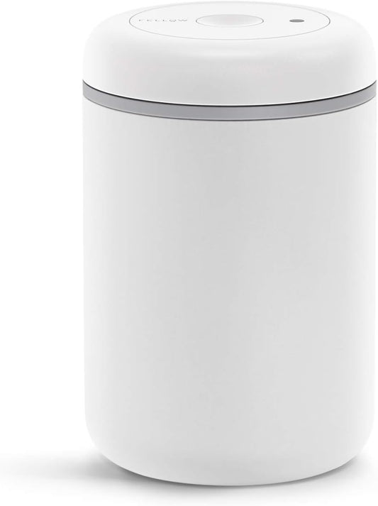 Fellow Atmos Vacuum Coffee Canister & Food Storage Container 16 oz - Matte White