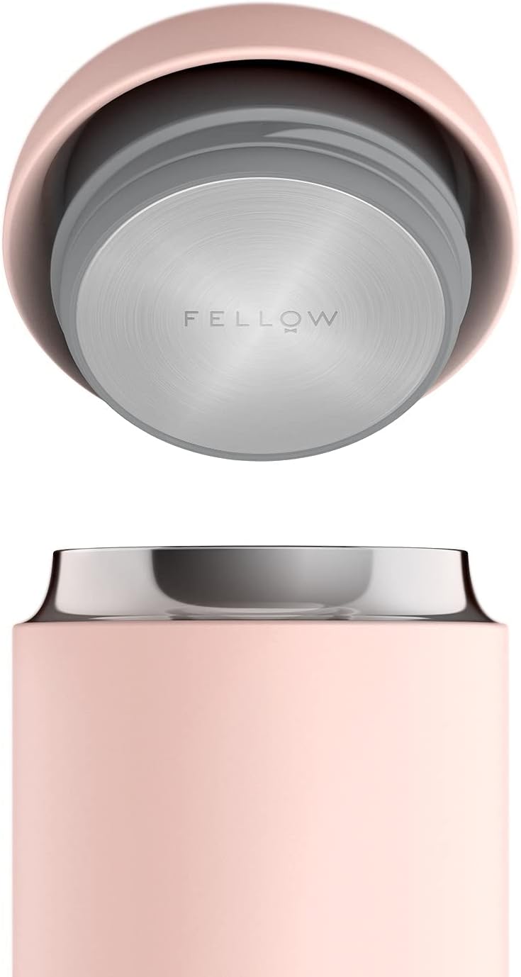 Fellow Carter Everywhere Travel Mug - Wide Mouth Vacuum  Warm Pink, 16 oz Cup