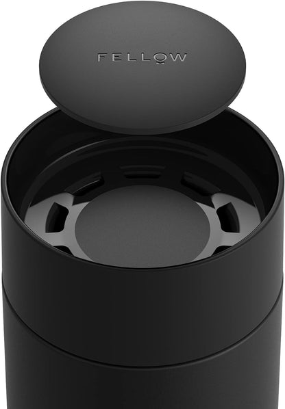 Fellow Carter Move Mug with 360º Sip Lid      Matte Black, 16 oz Cup