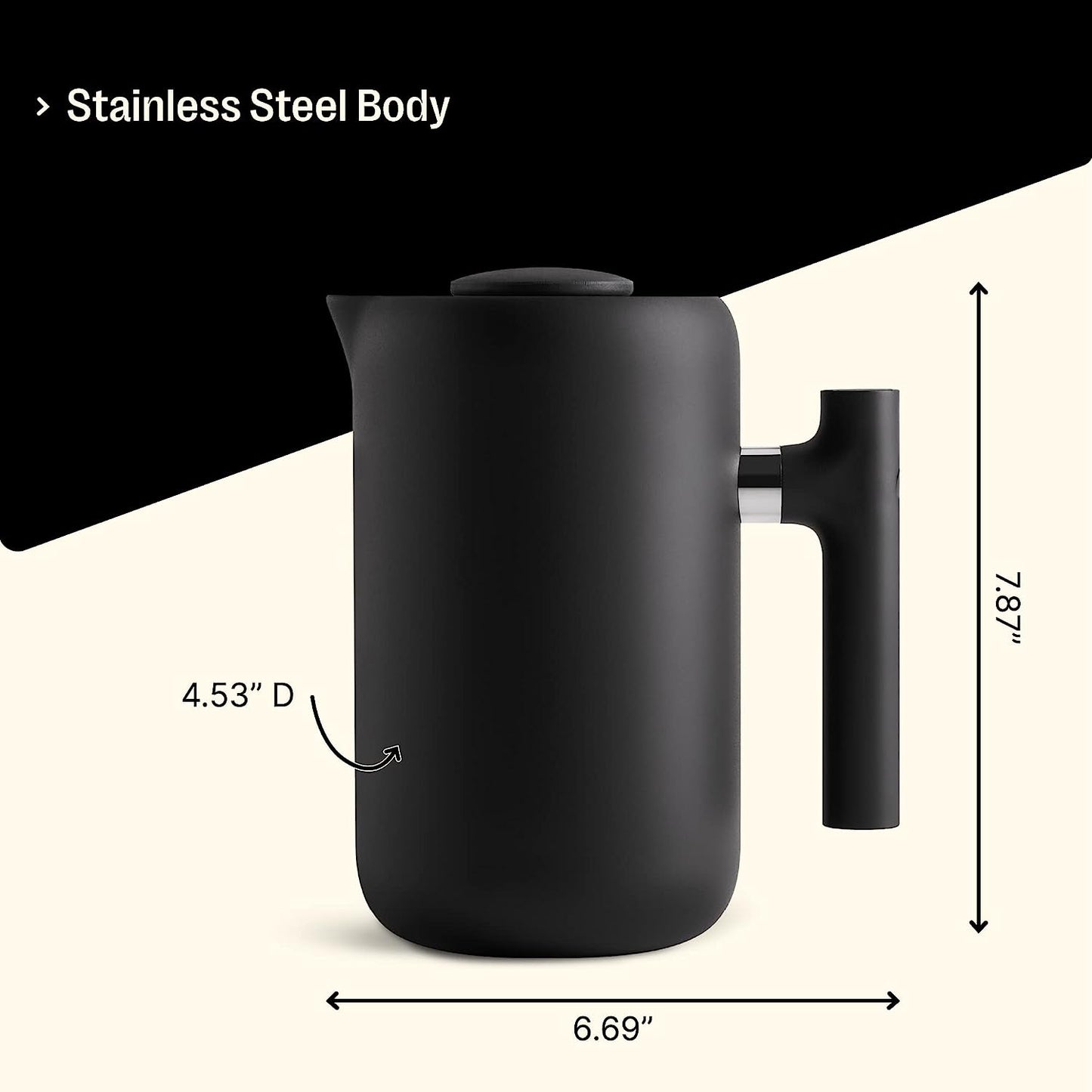 Fellow Clara Insulated Coffee Maker with Enhanced Filtration System24 oz Carafe - Matte Black