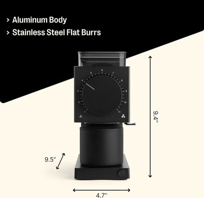 Fellow Ode Brew Grinder - Burr Coffee Grinder Electric Matte Black