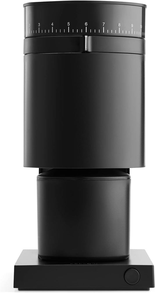 Fellow Opus Conical Burr Coffee Grinder - All Purpose Electric - Espresso Grinder with 41 Matte BlackSettings for Drip