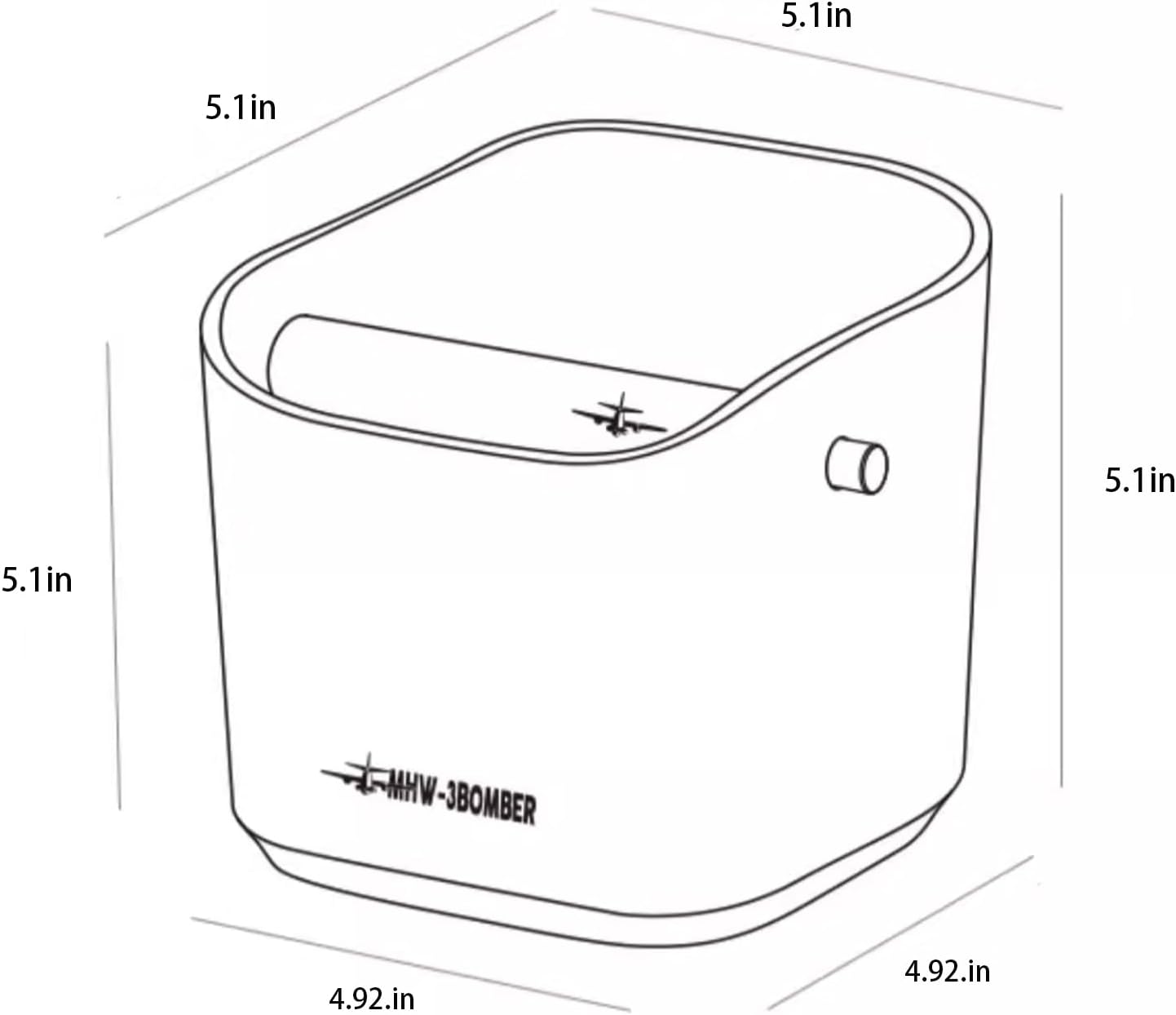 MHW-3BOMBER Coffee Knock Box GB5967B