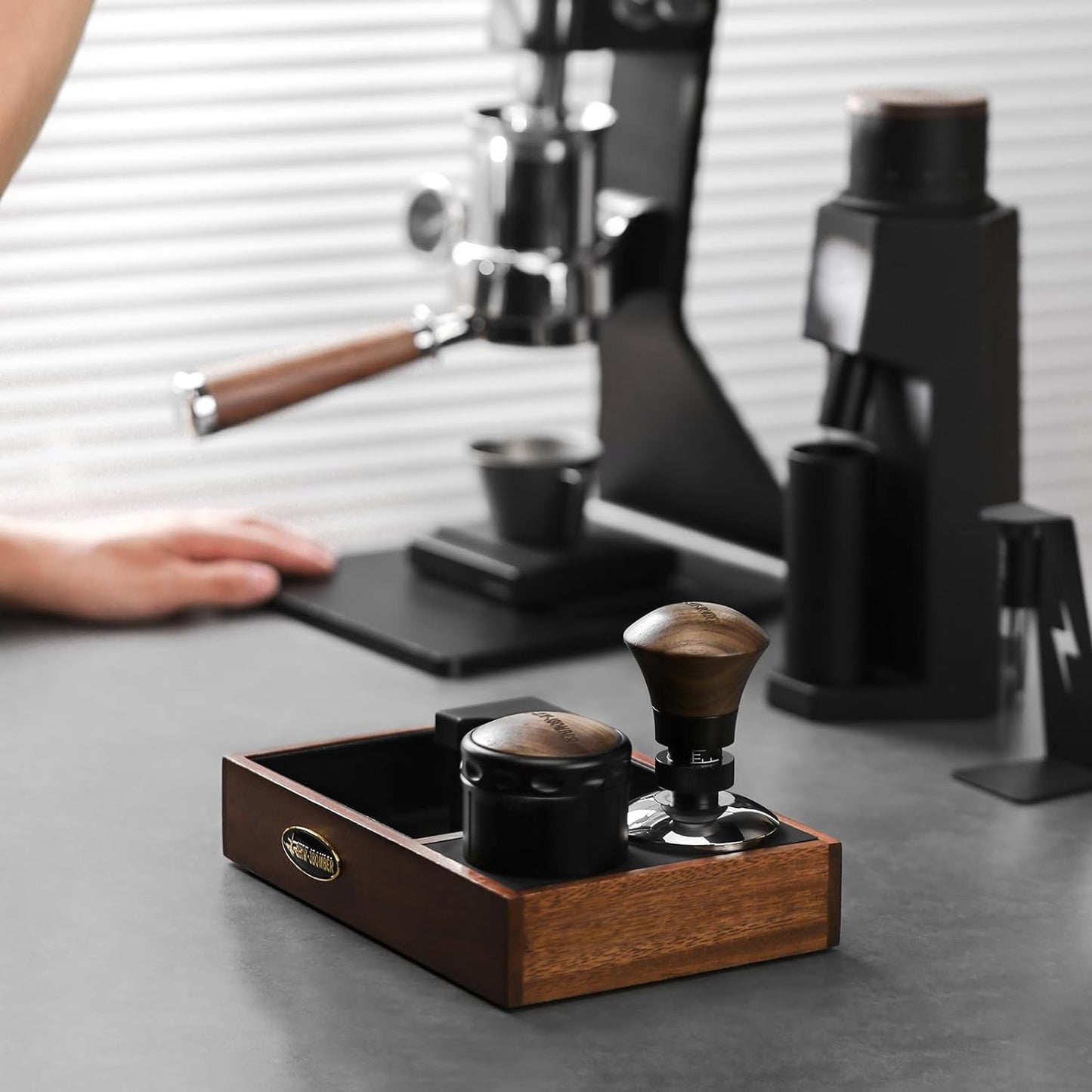 MHW-3BOMBER Espresso Tamper 58.35mm Coffee Tamper with Spring Loaded T5260T