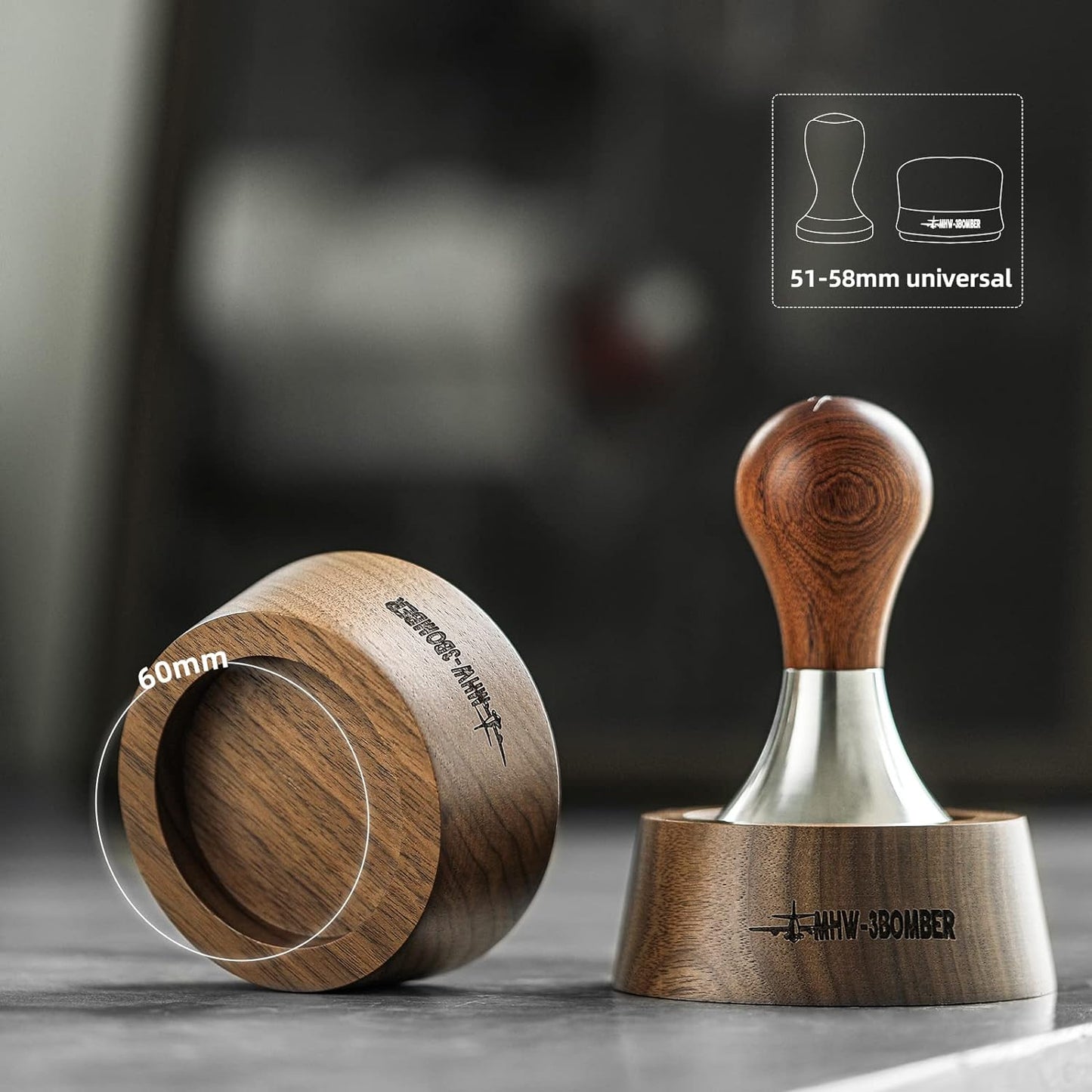 MHW-3BOMBER Espresso Tamper Holder WP5597