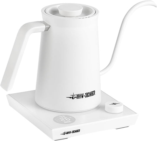 MHW-3BOMBER Gooseneck Electric Kette white bk6059w