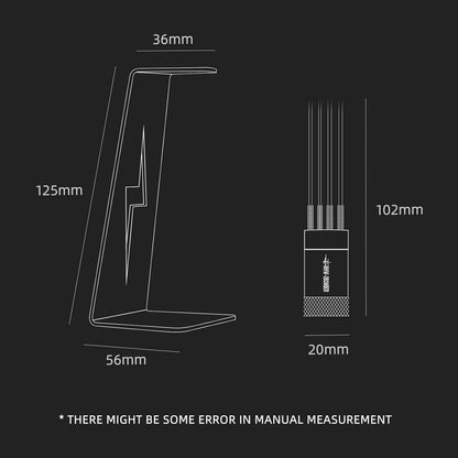 MHW-3BOMBER Coffee Stirrer 0.25mm Magnetic Stand Storage T6026