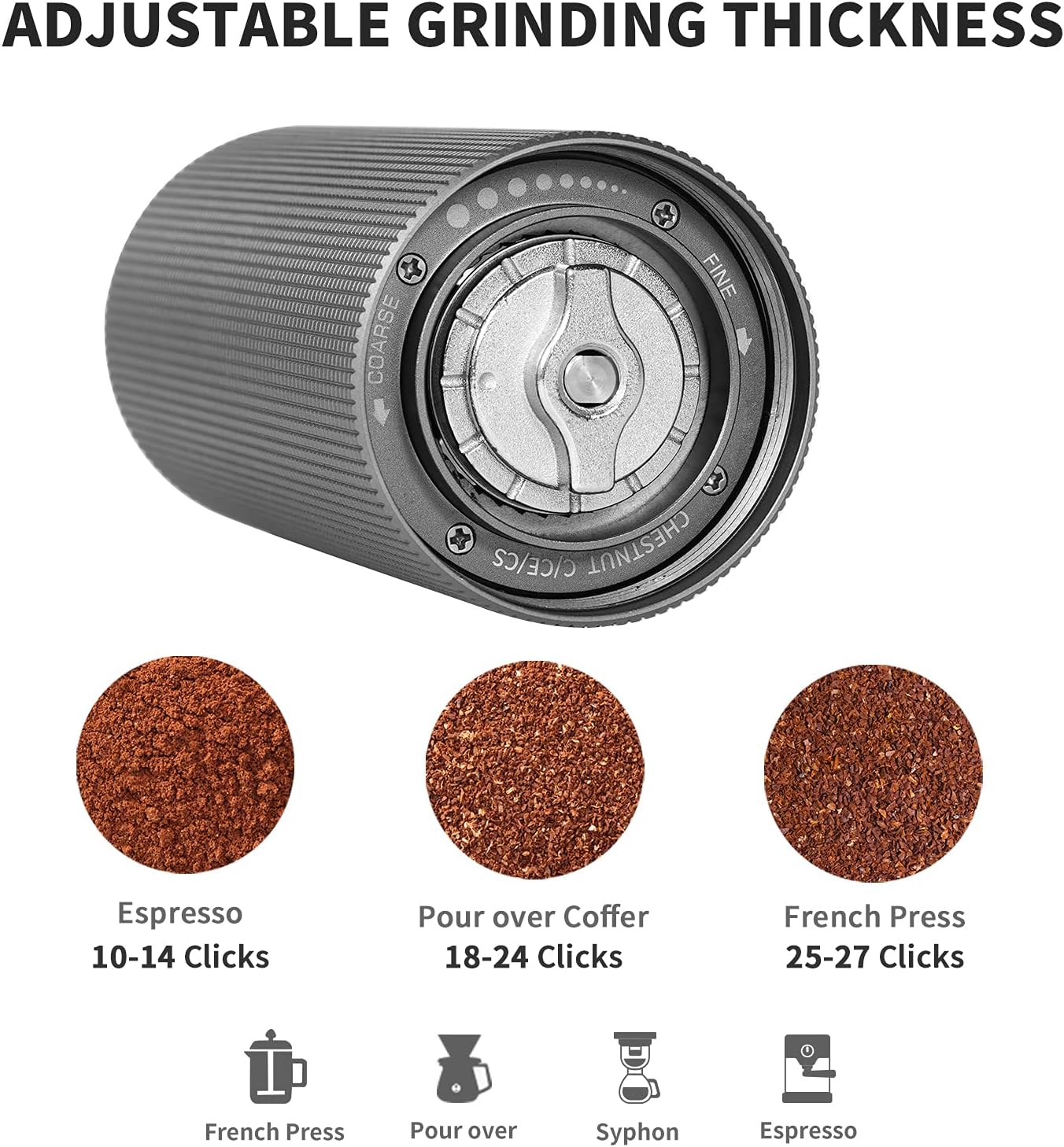 TIMEMORE Chestnut C2 MAX Manual Coffee Grinder