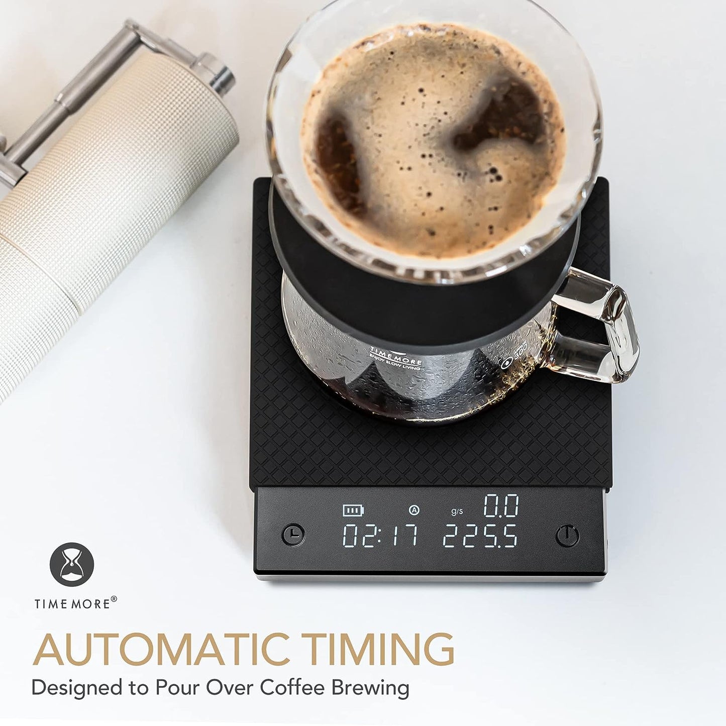 TIMEMORE Exclusive - Black Mirror Basic PRO Coffee Scale with Timer