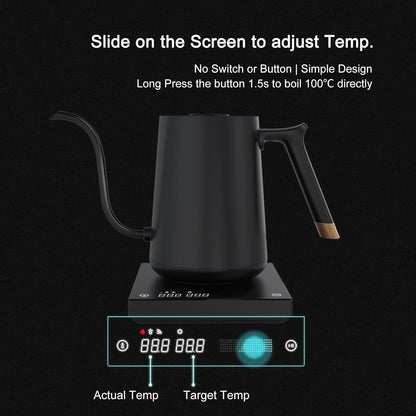 TIMEMORE Fish Smart Electric Coffee Kettle 800ML Black