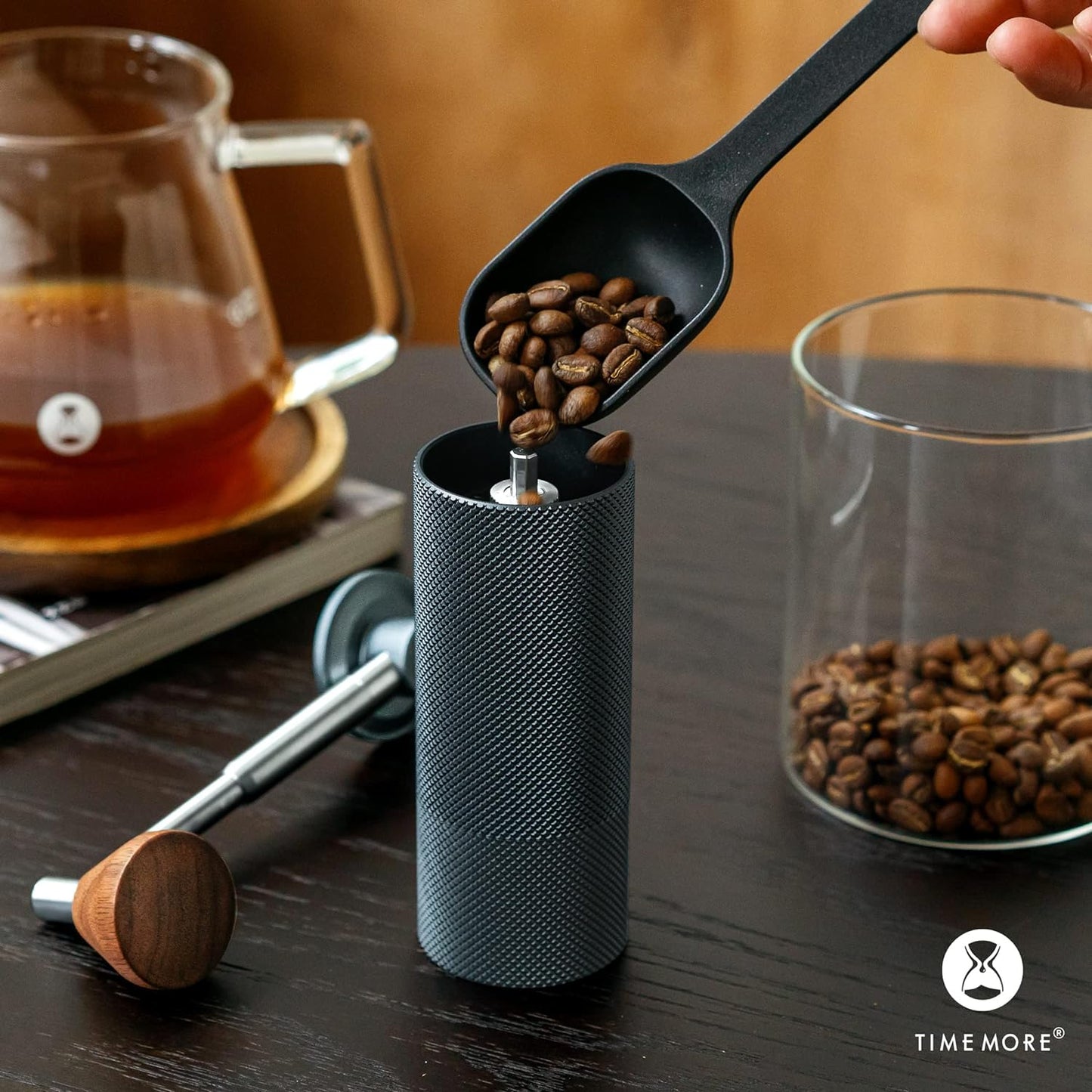 TIMEMORE Portable Manual Coffee Grinder  NANO, Black